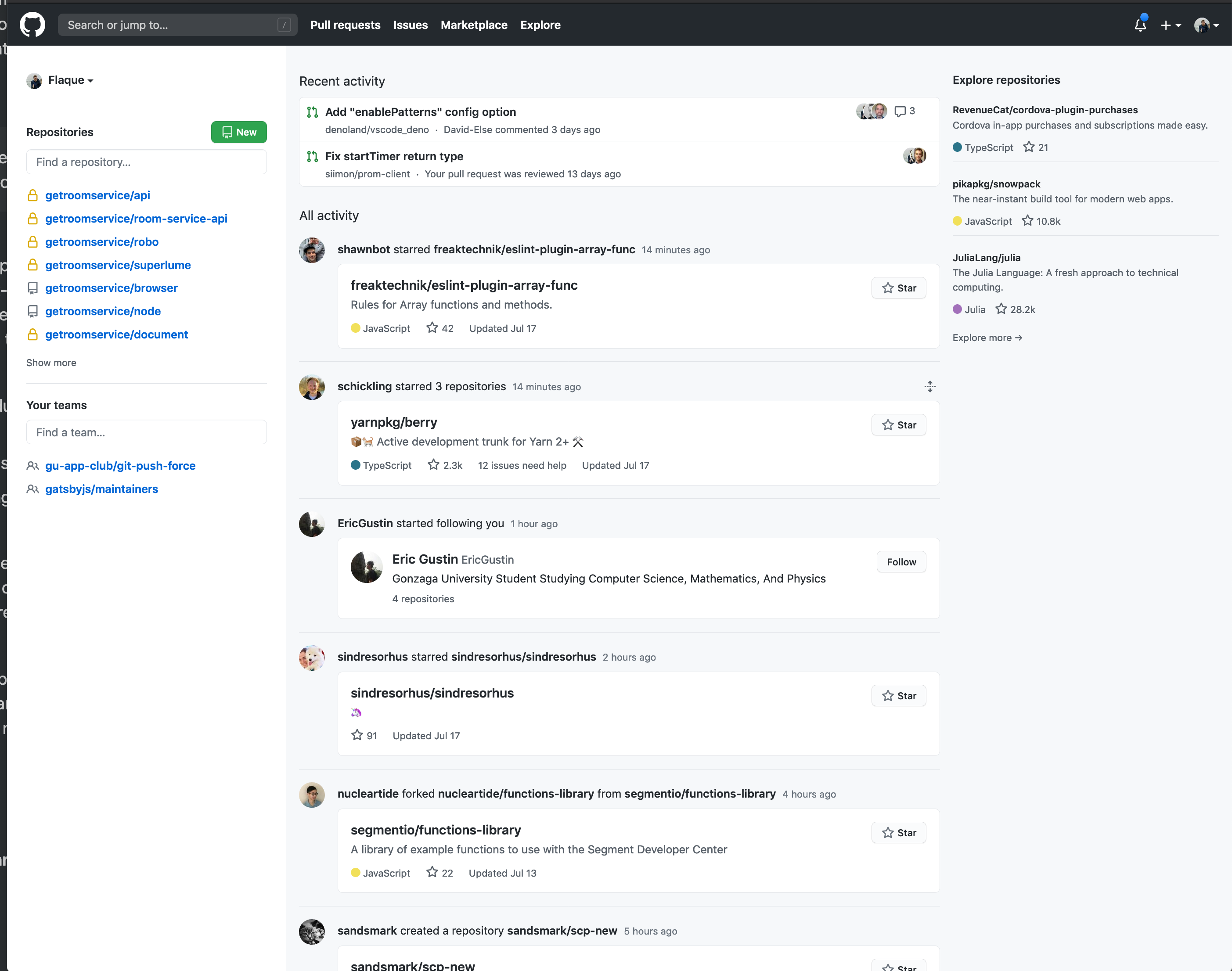 github screenshot